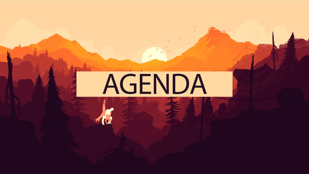 Agenda Banner