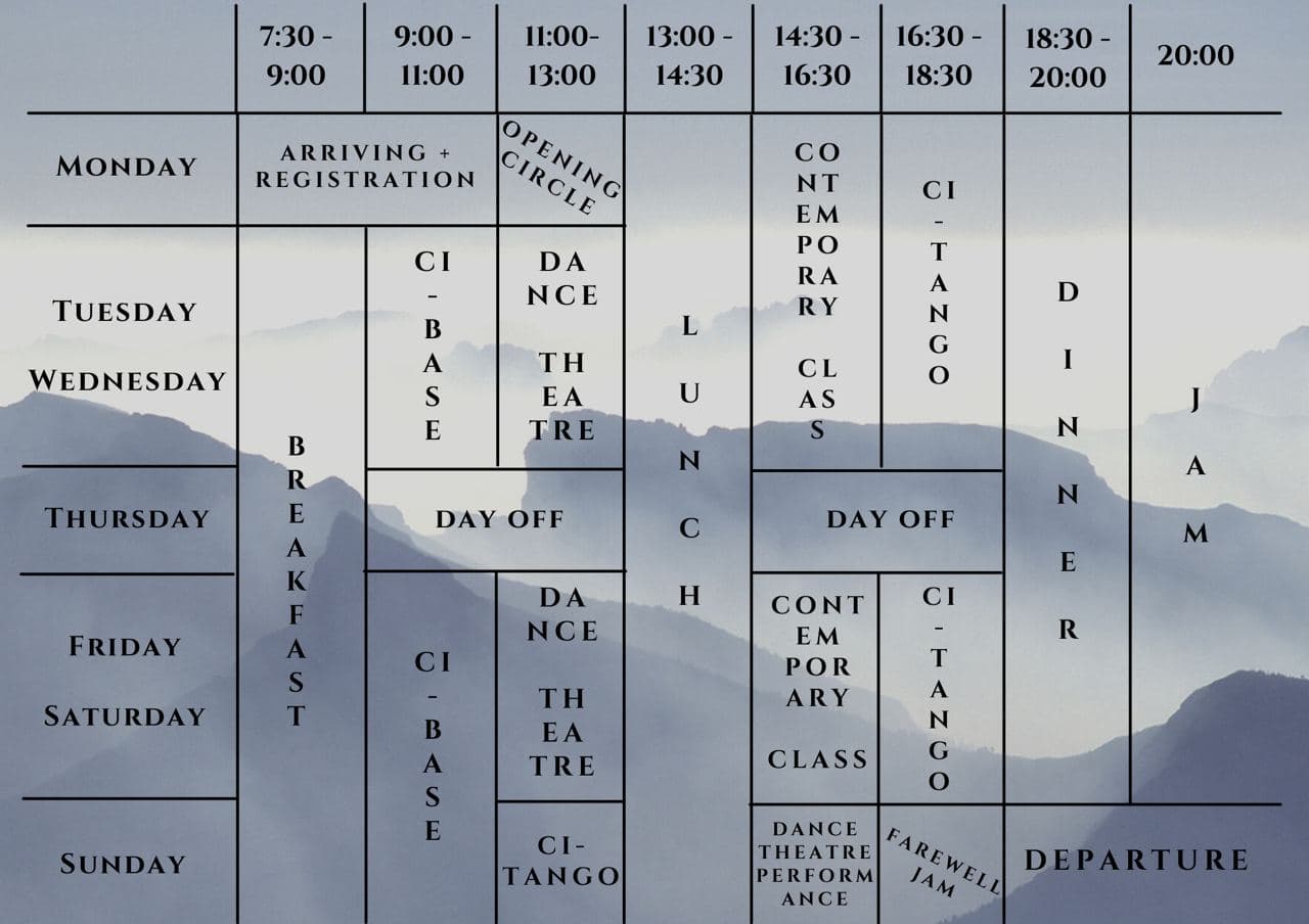 Solo & CI Tirol Festival 2021 Agenda