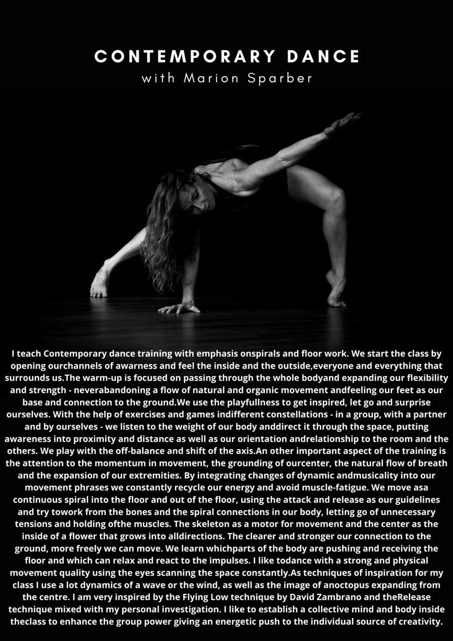 Contemporary Dance with Marion Sparber